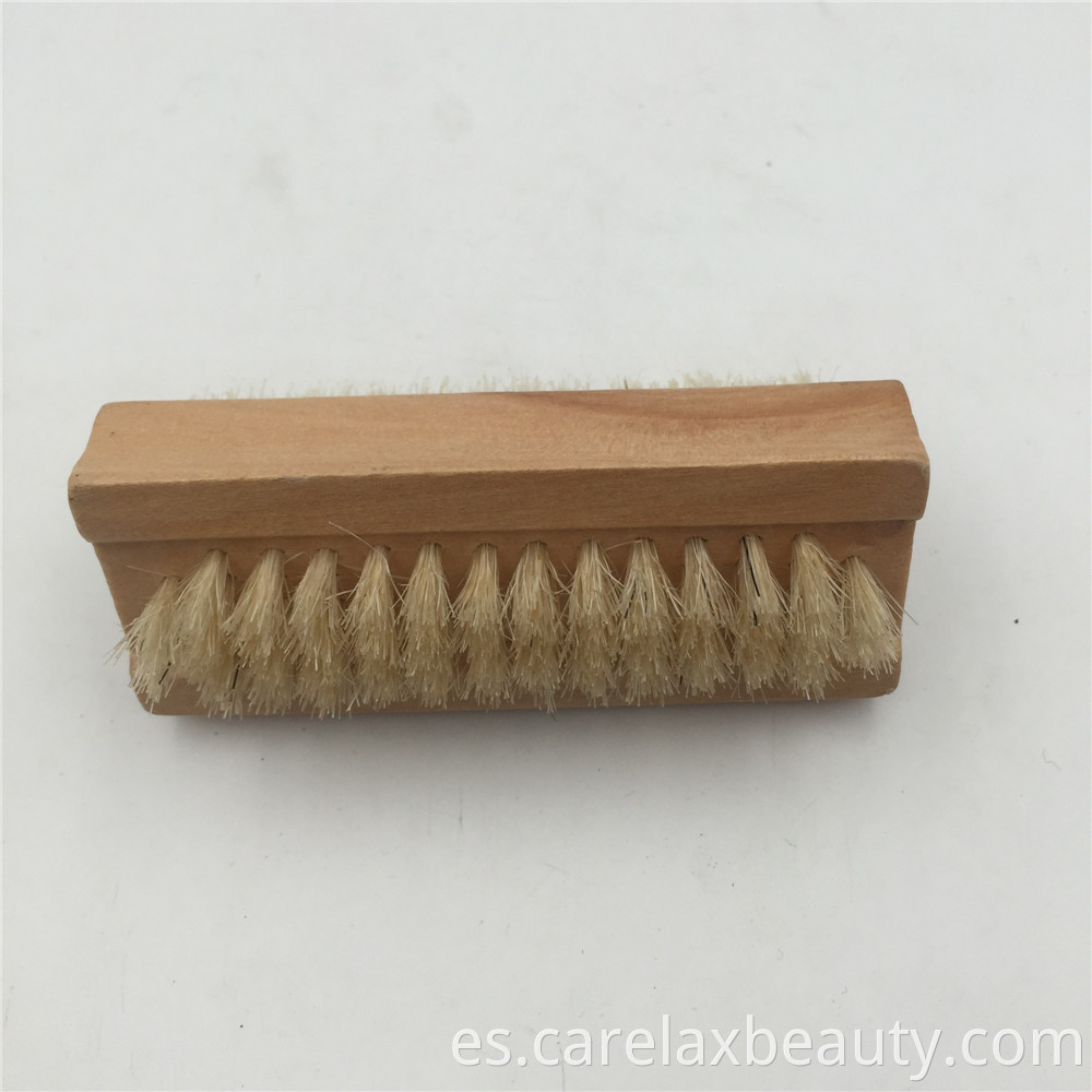 cepillo de uñas de madera natural de alta calidad